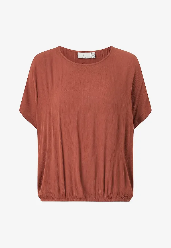 KAFFE - Topp Amber Stanley SS - Brun
