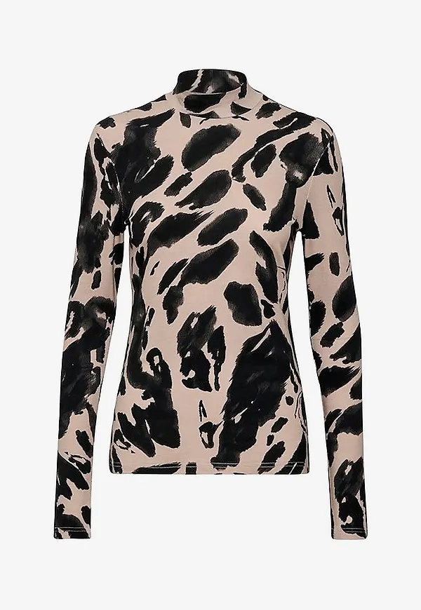 KAFFE - Topp kaDitte LS T-shirt - Svart