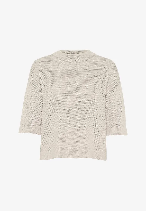 KAFFE - Topp kaevita Pullover - Beige