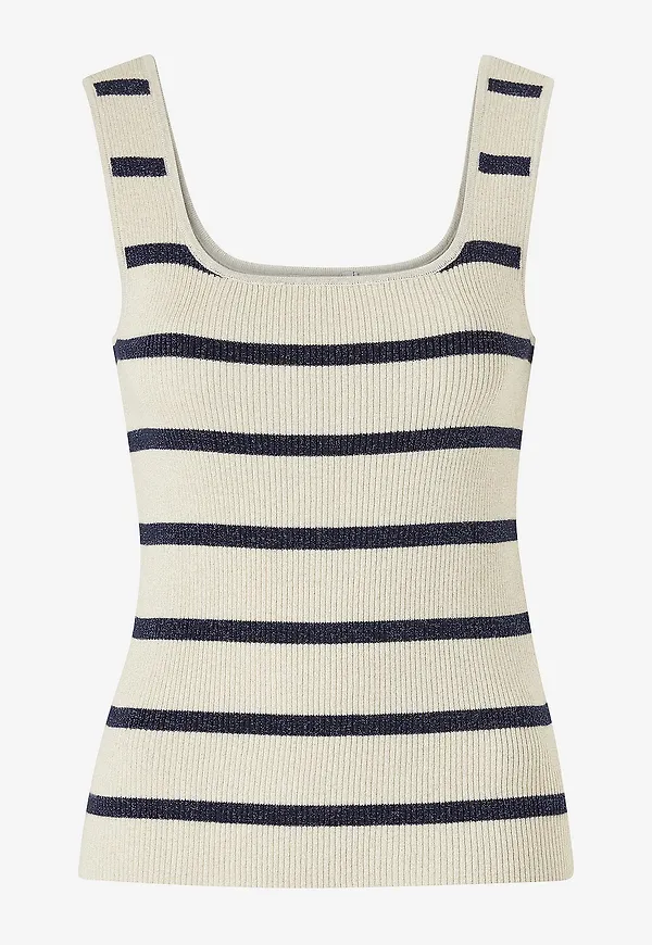 KAFFE - Topp kaMorita Knit Top - Beige