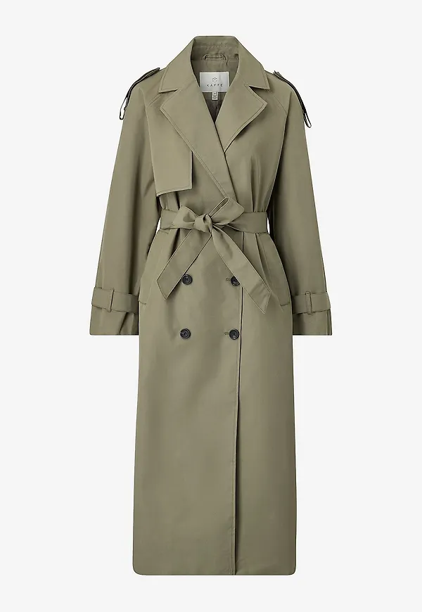 KAFFE - Trenchcoat kaValentina Trench Coat - Grön