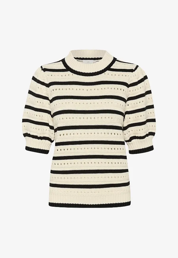 KAFFE - Tröja kaEvelyn Knit Pullover - Beige