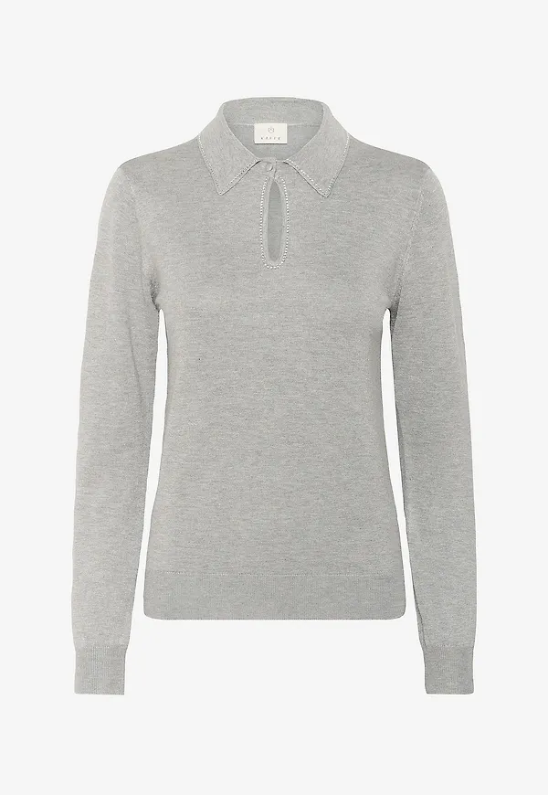 KAFFE - Tröja Kajada Polo - Grå