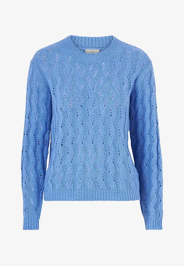 KAFFE - Tröja kaLena Knit Pullover - Blå