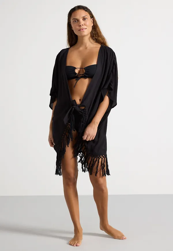 Kaftan med fransar