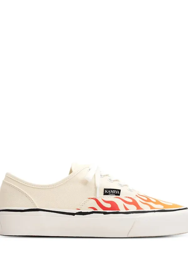 KAMIYA Herc mönstrade sneakers - Vit