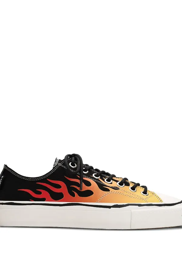KAMIYA Joey sneakers med eldtryck - Svart