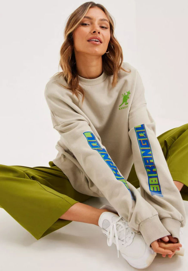 Kangol - Sweatshirts - Pistachio - Kg Lennox Crewneck - Tröjor - sweatshirts
