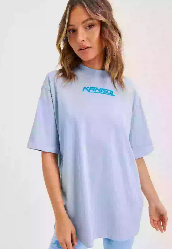 Kangol Kg Noa T-Shirt Oversized t-shirts Light Blue