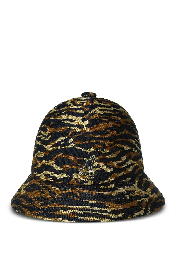 Kangol tigermönstrad fiskehatt - Svart