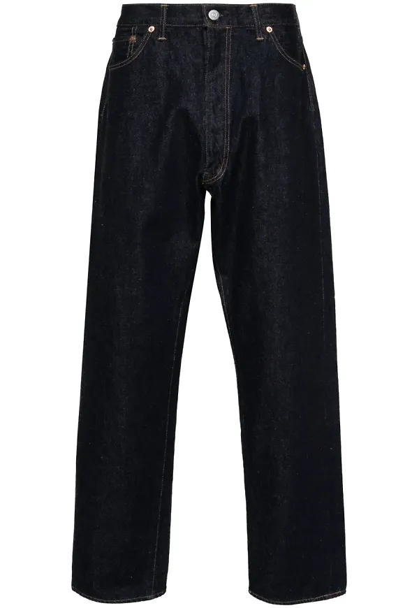 Kaptain Sunshine 5P avsmalnande jeans - Blå