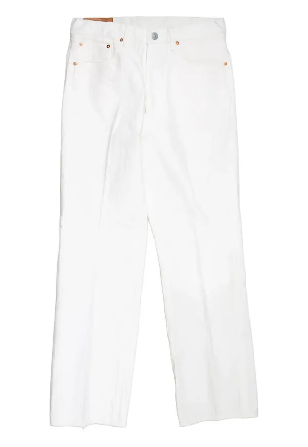 Kaptain Sunshine Skate Shoecut jeans - Vit