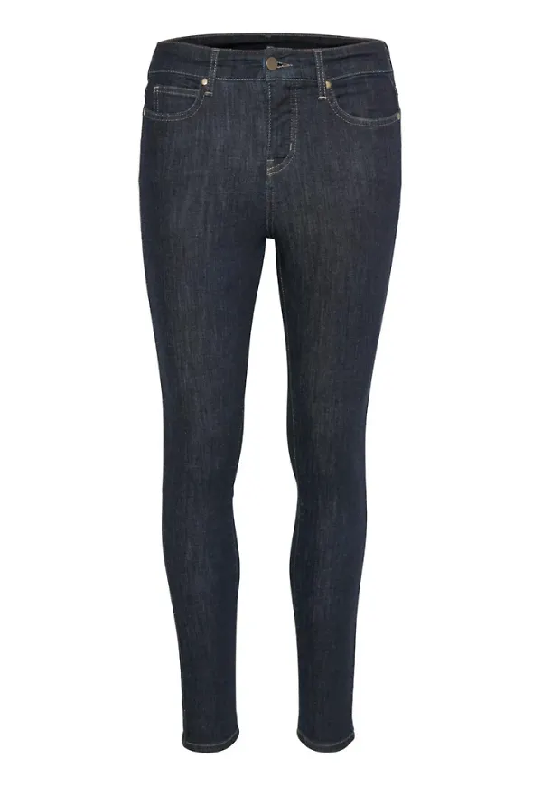 Karen by Simonsen - Skinny Jeans - Blå - Dam - Storlek: 2Xl,M,S