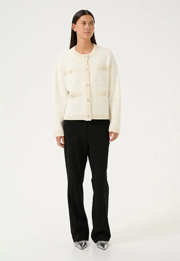 Karen By Simonsen - Cardigan kbTot Cardigan - Vit