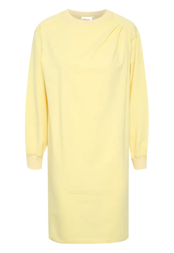 Karen by Simonsen Binnikb Sweatdress Gul, Dam
