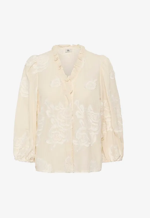 Karen By Simonsen - Blus kBermine Shirt - Vit