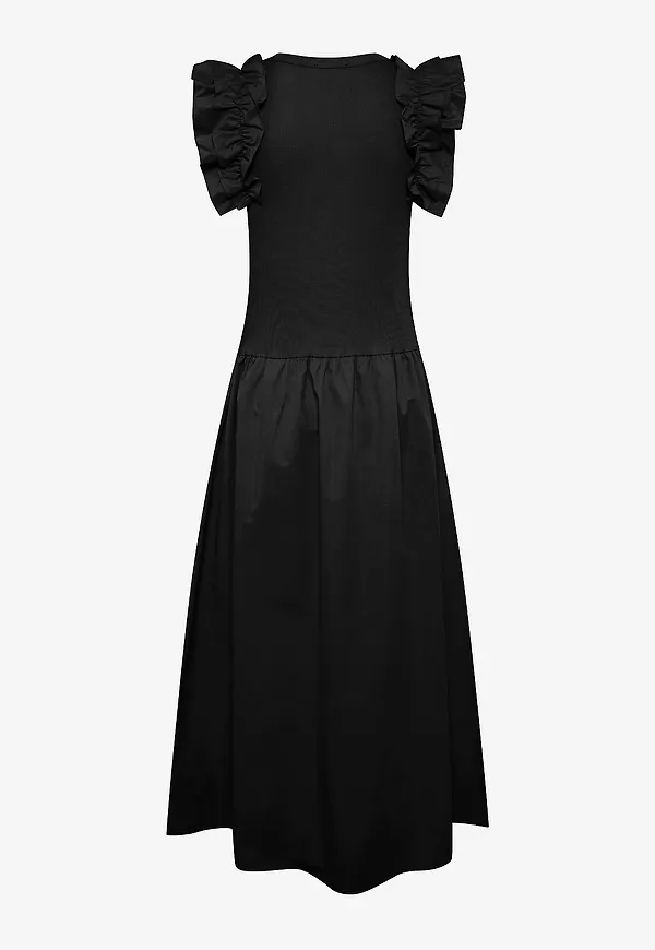 Karen By Simonsen - Maxiklänning OdaKB Dress - Svart