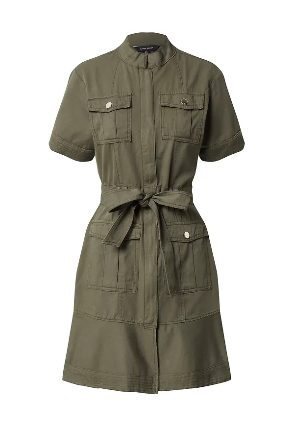 Karen Millen Skjortklänning khaki