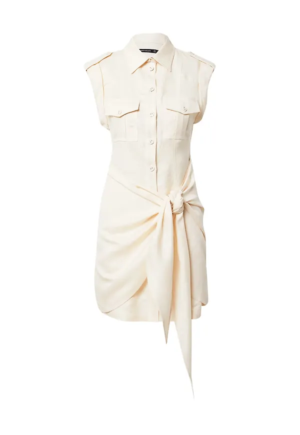 Karen Millen Skjortklänning kräm