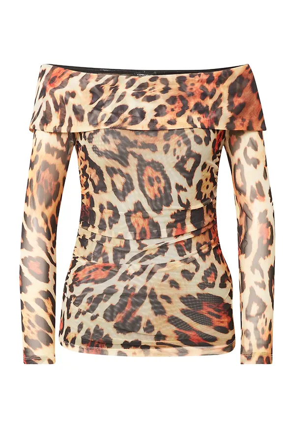 Karen Millen T-shirt rostbrun / mocka / ljusbrun