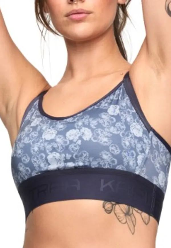 Kari Traa BH Fröya Wool Sports Bra Blå polyester X-Large Dam
