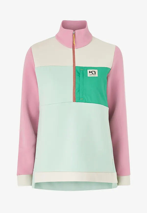 Kari Traa - Funktionströja Ruth Midlayer Print - Grön