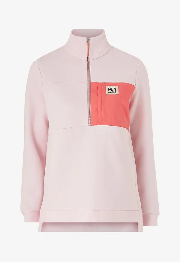 Kari Traa - Funktionströja Ruth Midlayer Print - Rosa