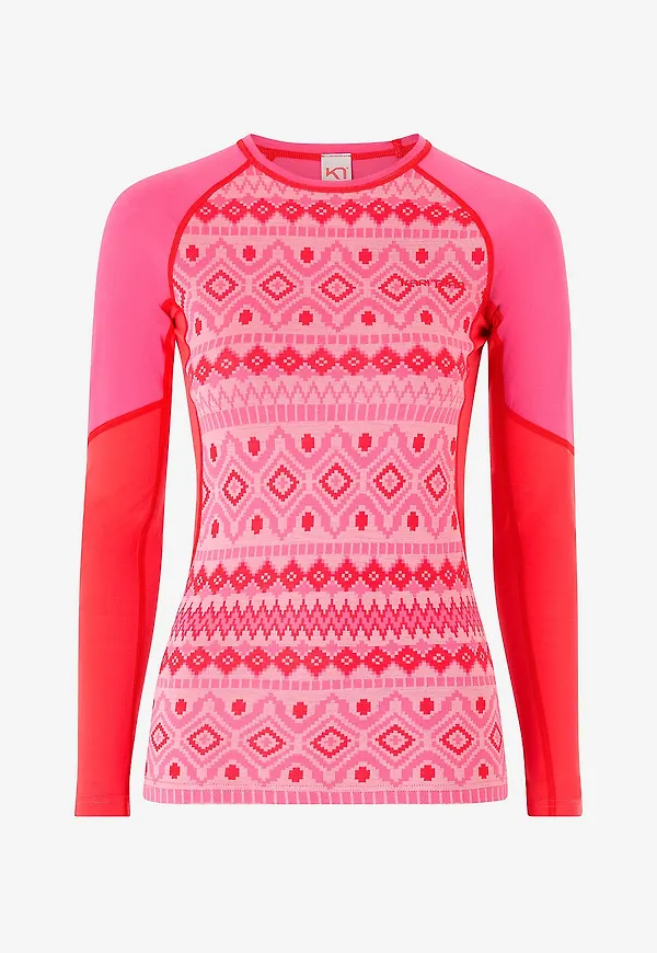 Kari Traa - Underställströja Malia LS - Rosa