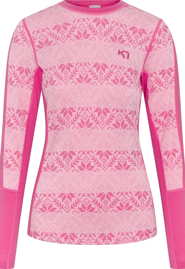 Kari Traa Women's Anna Long Sleeve Bright Pink