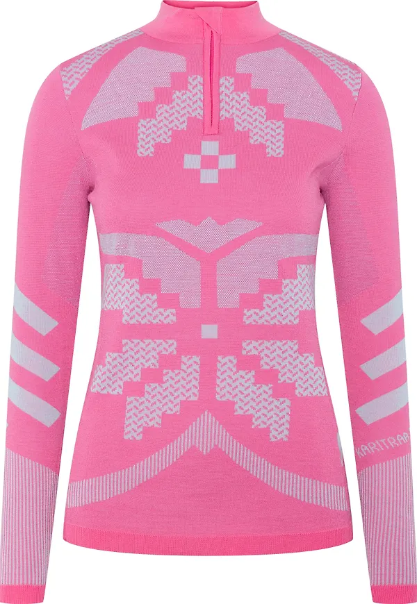 Kari Traa Women's Faith Half Zip Bright Pink