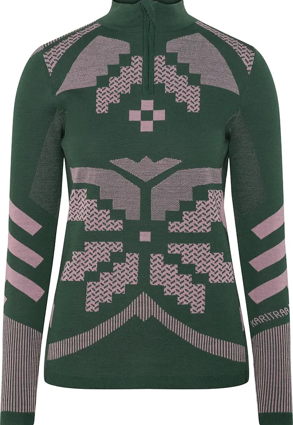 Kari Traa Women's Faith Half Zip Thyme