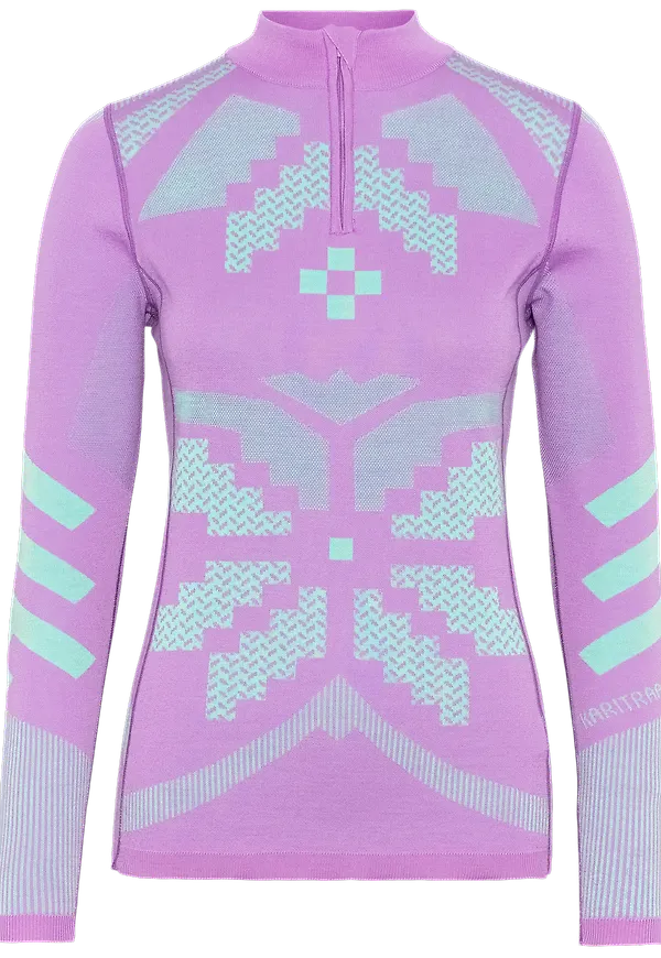 Kari Traa Women's Faith Half Zip Violet