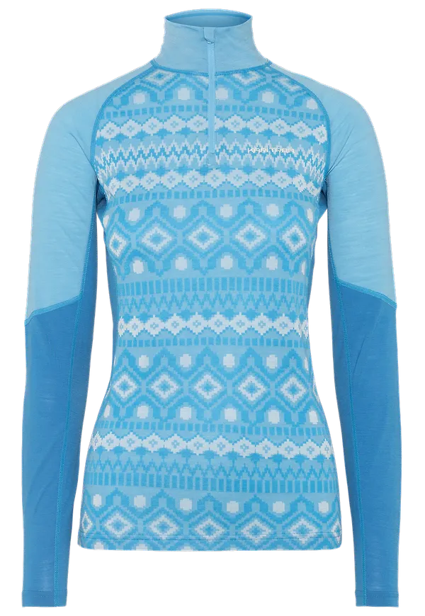 Kari Traa Women's Malia Half Zip Ocean
