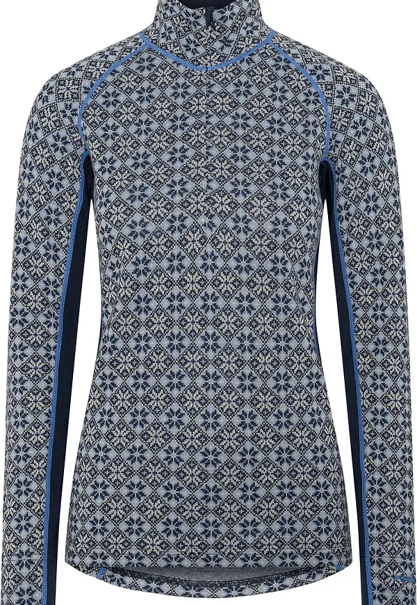 Kari Traa Women's Rose Light Half Zip Dark Navy Blue