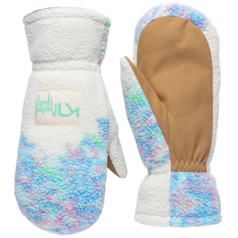 Kari Traa Women's Rothe Pile Mittens Bright Turquoise
