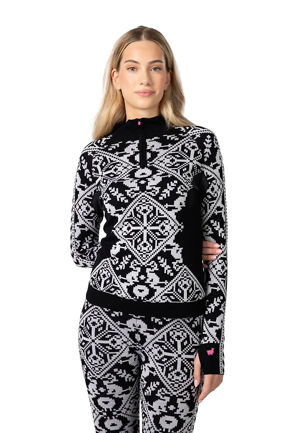 Kari Traa Women's Saga Half Zip Black