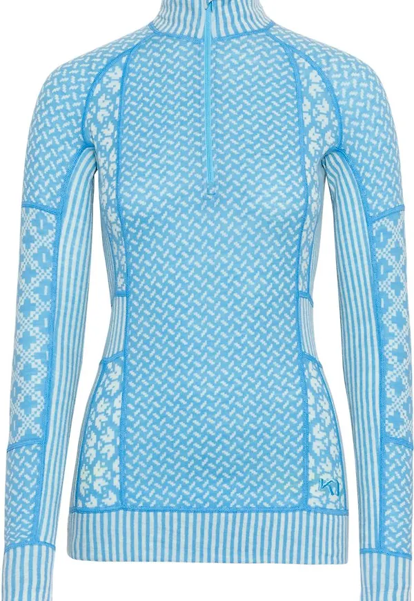 Kari Traa Women's Smekker Half Zip Ocean