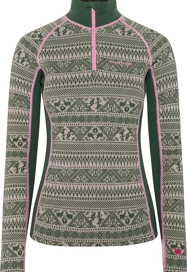 Kari Traa Women's Tale Half Zip Thyme