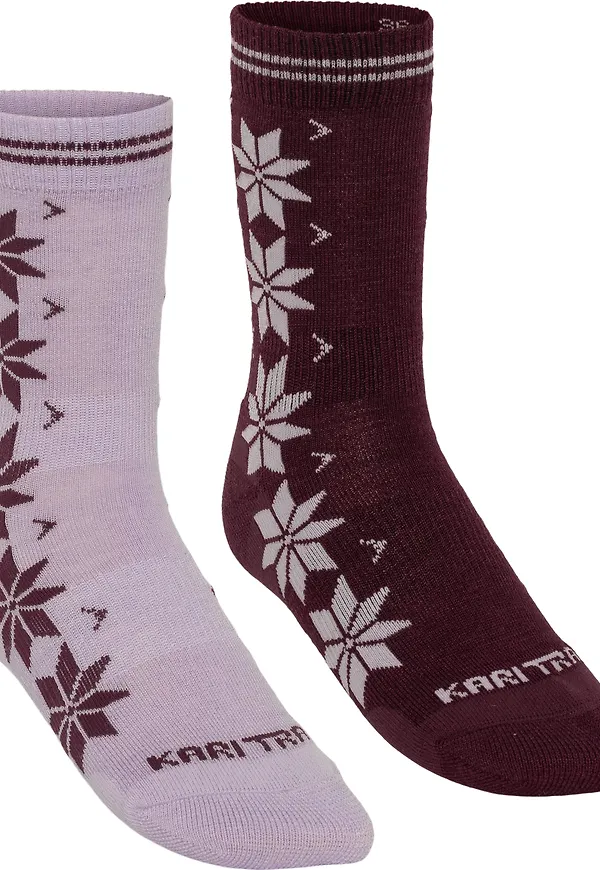Kari Traa Women's Vinst Wool Sock 2-pack Lil