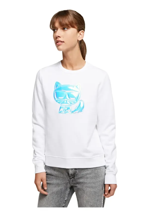 Karl Lagerfeld - Hoodies - Vit - Dam - Storlek: L