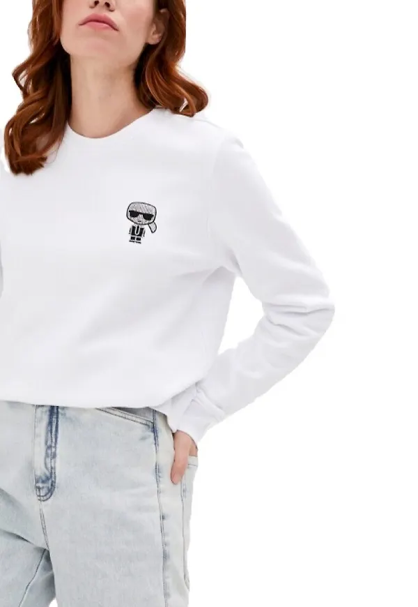 Karl Lagerfeld - Hoodies - Vit - Dam - Storlek: L,M