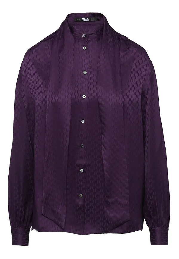 Karl Lagerfeld - Skjortor - Lila - Dam - Storlek: XS