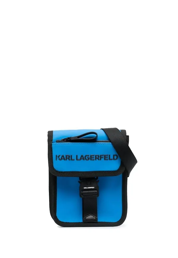 Karl Lagerfeld axelremsväska - Blå