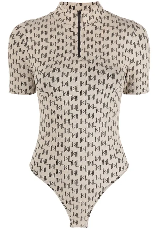 Karl Lagerfeld body med monogram - Neutral