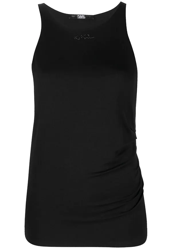 Karl Lagerfeld draperat linne - Svart