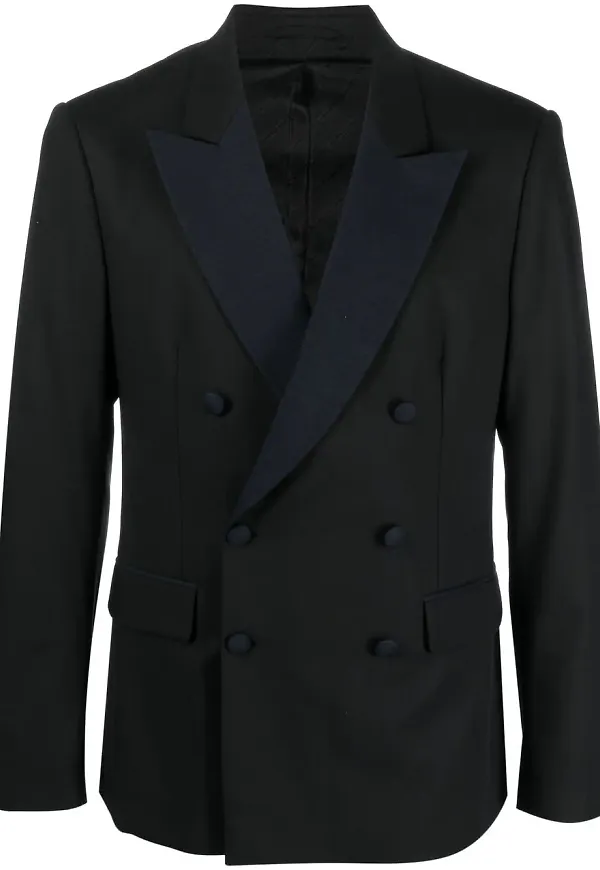 Karl Lagerfeld dubbelknäppt blazer - Svart