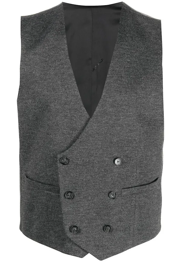 Karl Lagerfeld dubbelknäppt väst - Grå