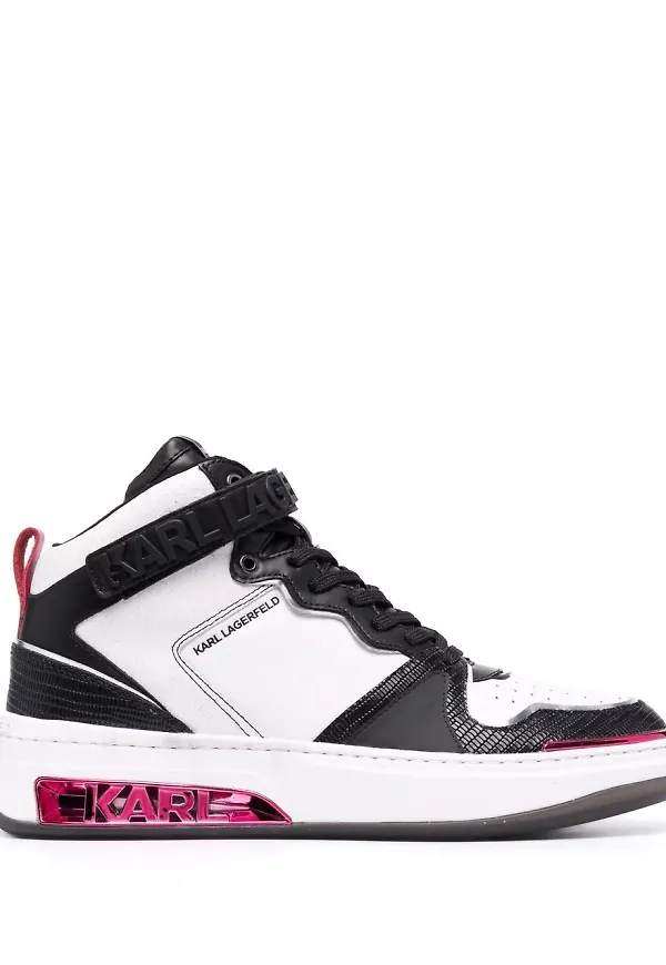 Karl Lagerfeld Elektra höga sneakers - Vit
