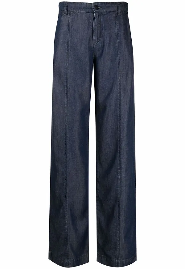 Karl Lagerfeld Fluid wide leg-jeans - Blå