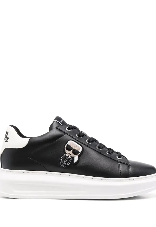 Karl Lagerfeld Ikonic låga sneakers - Svart